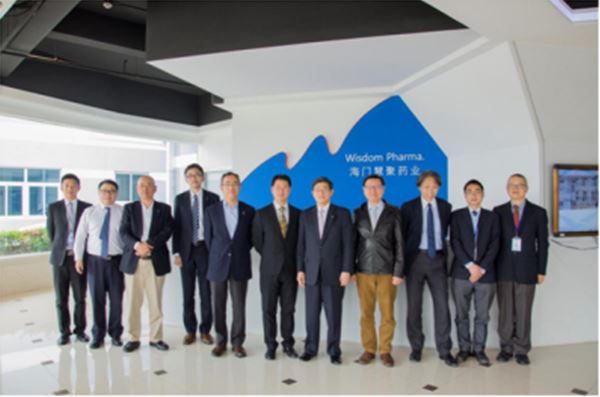 宇部興産山本社长来访米兰平台-米兰官方网站（中国）药业